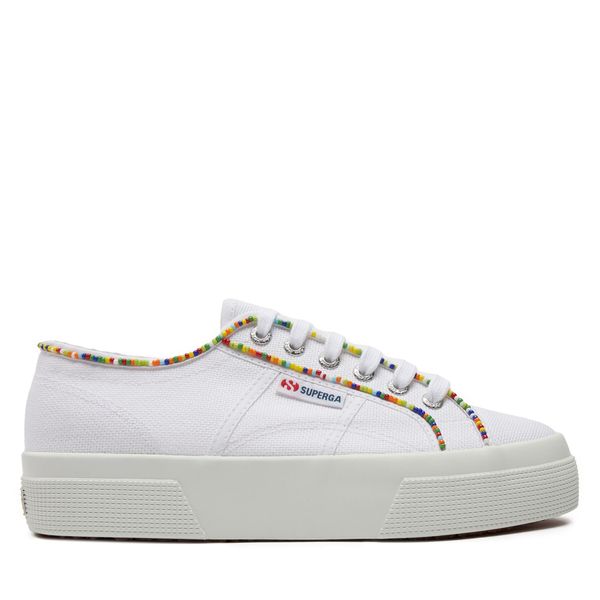 Superga Гуменки Superga Multicolor Beads 2740 S4131FW Бял