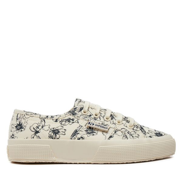 Superga Гуменки Superga Sketched Flowers 2750 S6122NW Бежов