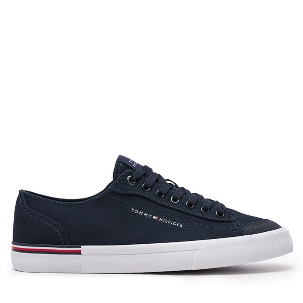 Tommy Hilfiger Гуменки Tommy Hilfiger Corporate Vulc Canvas FM0FM04954 Тъмносин