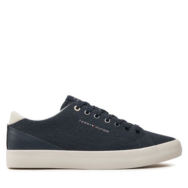 Tommy Hilfiger Гуменки Tommy Hilfiger Th Hi Vulc Low Summer Cvs FM0FM05056 Тъмносин