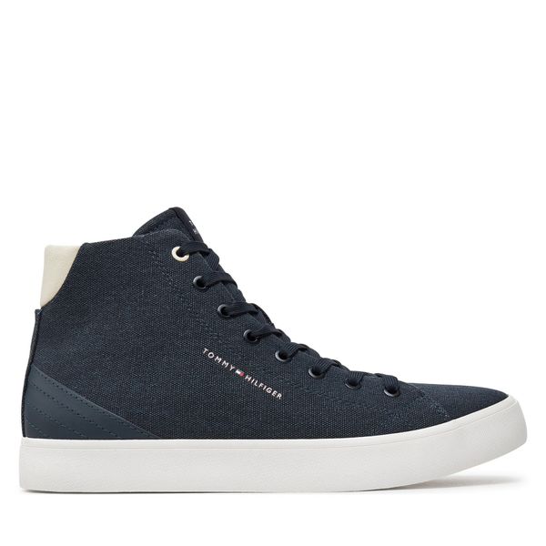 Tommy Hilfiger Гуменки Tommy Hilfiger Th Hi Vulc Summer Cvs FM0FM05076 Тъмносин