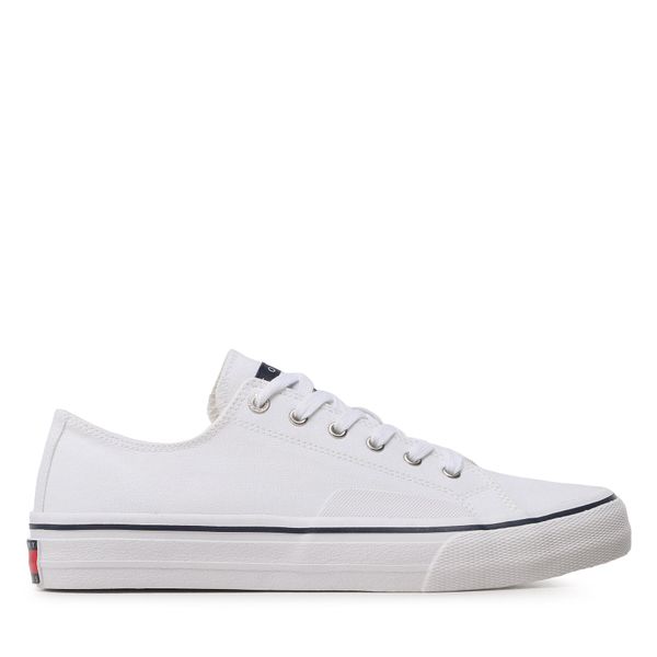 Tommy Jeans Гуменки Tommy Jeans Skate Canvas Ess EM0EM01175 Бял