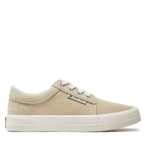 Tommy Jeans Гуменки Tommy Jeans Tjw Vulc Skate Derby EN0EN02494 Бежов