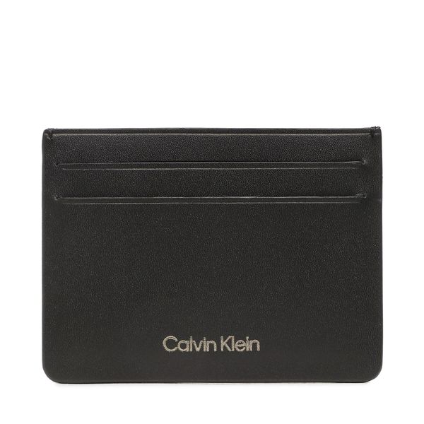 Calvin Klein Калъф за кредитни карти Calvin Klein Ck Concise Cardholder 6Cc K50K510601 BAX