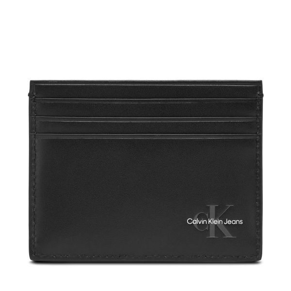 Calvin Klein Jeans Калъф за кредитни карти Calvin Klein Jeans Mono Logo Card Case LV04G1029G Черен