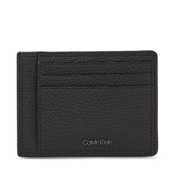 Calvin Klein Калъф за кредитни карти Calvin Klein Minimalism Id Cardholder K50K510908 Ck Black BAX