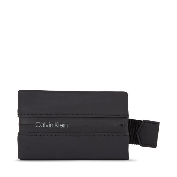 Calvin Klein Калъф за кредитни карти Calvin Klein Rubberized Slide Ccholder K50K510923 Ck Black BAX
