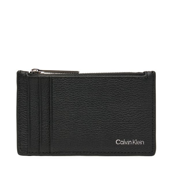 Calvin Klein Калъф за кредитни карти Calvin Klein Warmth N/S Cardholder 6cc K50K512704 Черен