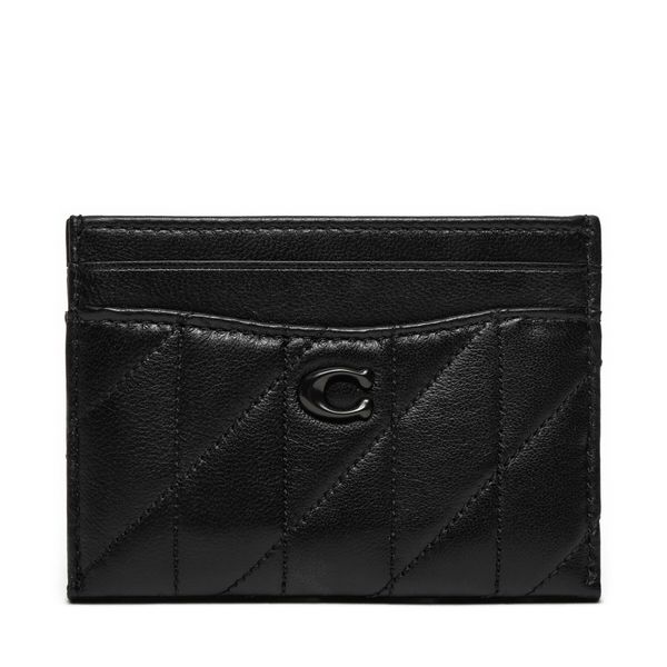 Coach Калъф за кредитни карти Coach Qlt Crd CM434 Черен