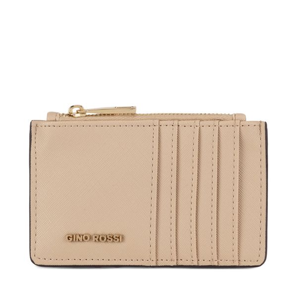 Gino Rossi Калъф за кредитни карти Gino Rossi QYL0022 Бежов