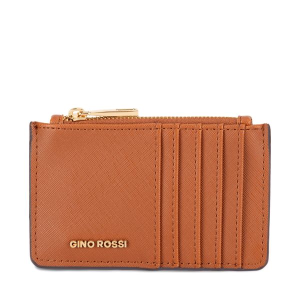 Gino Rossi Калъф за кредитни карти Gino Rossi QYL0022 Кафяв