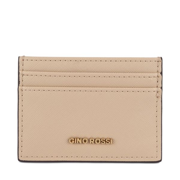 Gino Rossi Калъф за кредитни карти Gino Rossi QYL0023 Бежов