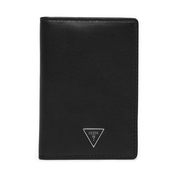 Guess Калъф за кредитни карти Guess SMFISE LEA56 Черен