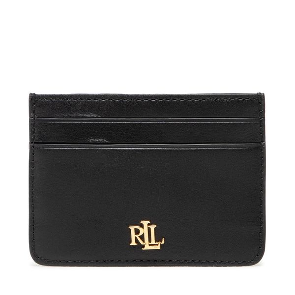 Lauren Ralph Lauren Калъф за кредитни карти Lauren Ralph Lauren Slim Card 432876732001 Черен