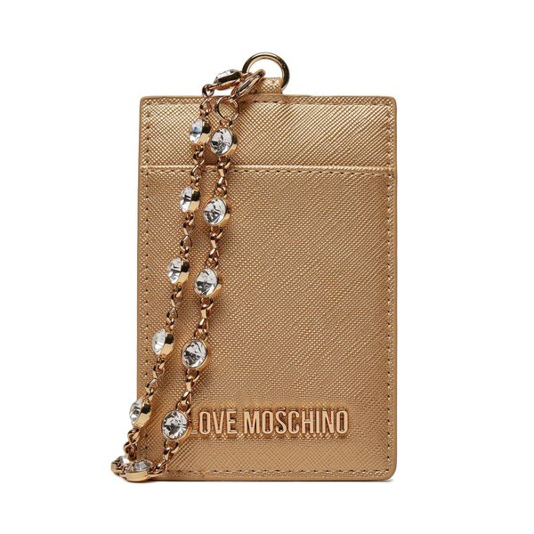 LOVE MOSCHINO Калъф за кредитни карти LOVE MOSCHINO JC5853PP4IK2390A Oro Laminat