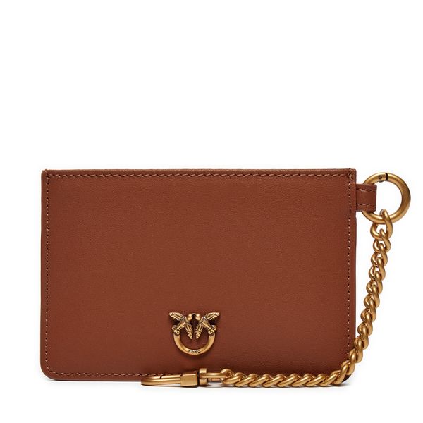 Pinko Калъф за кредитни карти Pinko Vittello Seta 102748 A0F1 L48Q Кафяв