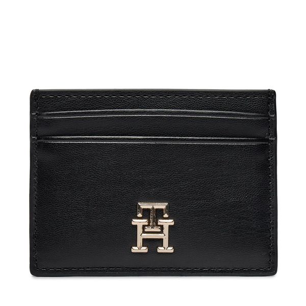 Tommy Hilfiger Калъф за кредитни карти Tommy Hilfiger Th Central Cc And Coin Black BDS