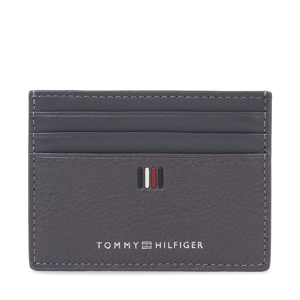 Tommy Hilfiger Калъф за кредитни карти Tommy Hilfiger Th Central Cc Holder AM0AM11858 Dark Grey PSM