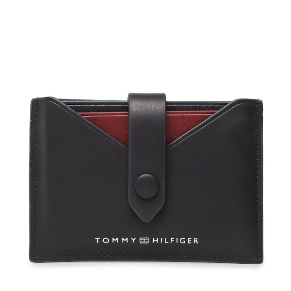 Tommy Hilfiger Калъф за кредитни карти Tommy Hilfiger Th Central Smooth Retractable Cc AM0AM11752 DW6