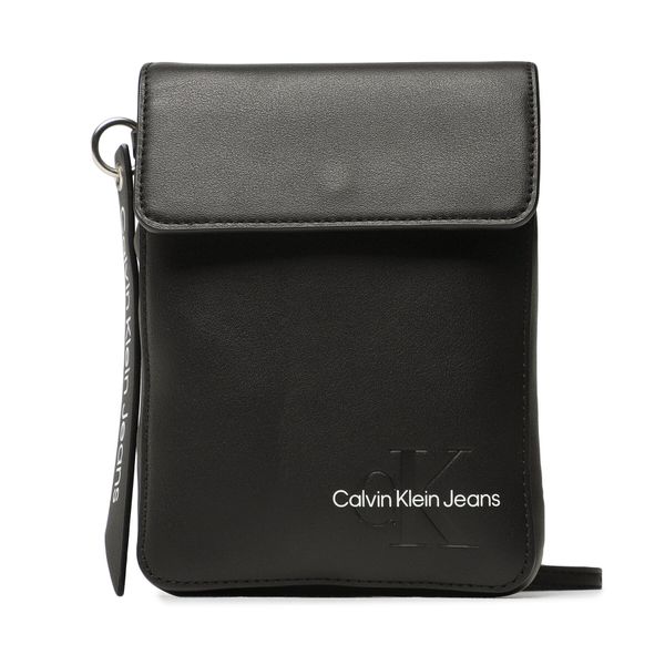 Calvin Klein Jeans Калъф за телефон Calvin Klein Jeans Sculpted N/S Phone Xbody Tag K60K610608 Черен