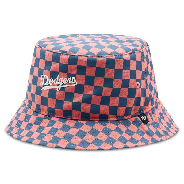 47 Brand Капела 47 Brand MLB Los Angeles Dodgers Check Up Script '47 BUCKET B-CHKBK12GWF-IR Island Red
