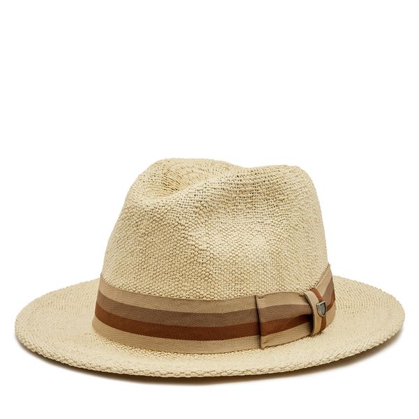 Brixton Капела Brixton Roma Straw Fedora 11614 Кафяв