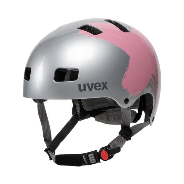 Uvex Каска за колоездене Uvex Kid 3 S4148193617 Silver/Rose