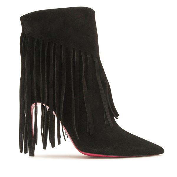 PINKO Каубойски обувки Pinko Olympe Tronchetto PE 23 BKJS1 100573 A0N8 Черен