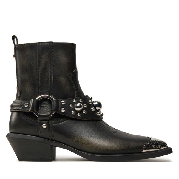 PINKO Каубойски обувки Pinko Tex 07 SD0195P056 Черен
