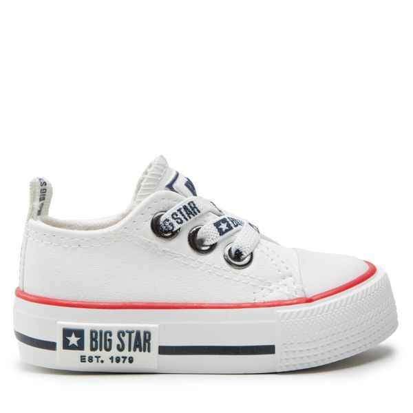 Big Star Shoes Кецове Big Star Shoes KK374040 Бял