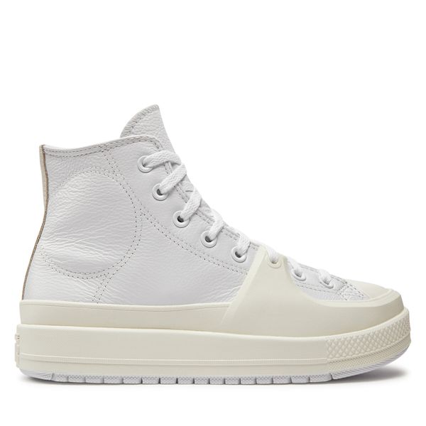 Converse Кецове Converse Chuck Taylor All Star Construct Leather A02116C Бял
