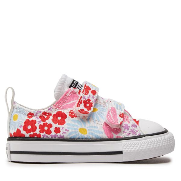 Converse Кецове Converse Chuck Taylor All Star Easy On Floral A06340C Бял