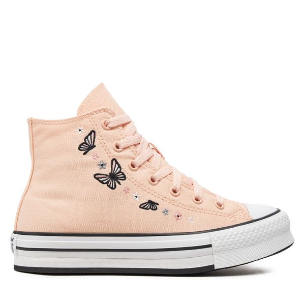 Converse Кецове Converse Chuck Taylor All Star Eva Lift Butterflies A07355C Розов