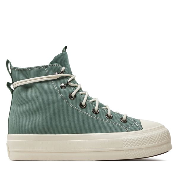 Converse Кецове Converse Chuck Taylor All Star Lift Platform Play On Utility A08864C Herby/Egret/Admiral Elm