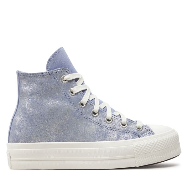 Converse Кецове Converse Chuck Taylor All Star Lift Platform Suede Shimmer A11549C Виолетов