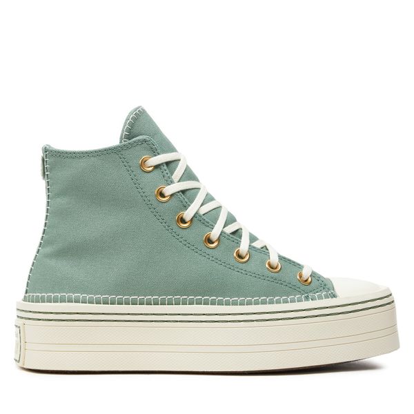Converse Кецове Converse Chuck Taylor All Star Modern Lift Platform Crafted Stitching A07547C Зелен