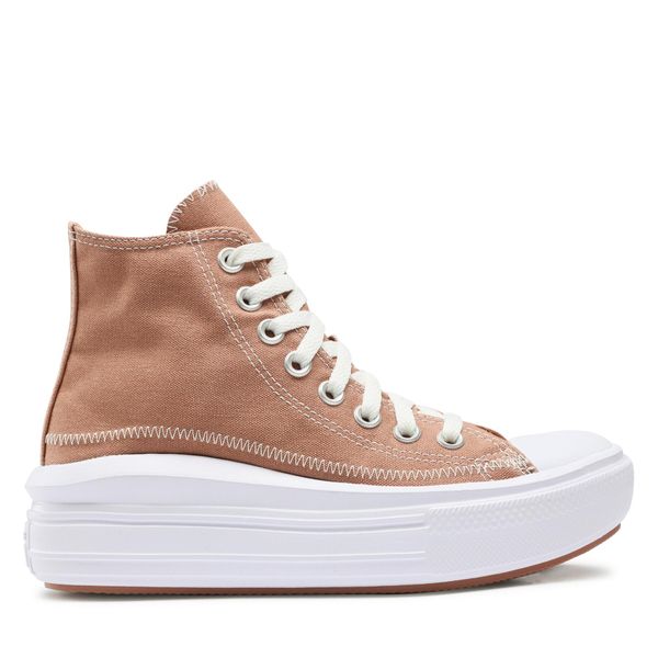 Converse Кецове Converse Chuck Taylor All Star Move A04672C Taupe/Red