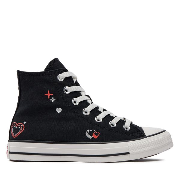 Converse Кецове Converse Chuck Taylor All Star Y2K Heart A09116C Черен