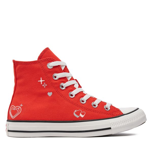 Converse Кецове Converse Chuck Taylor All Star Y2K Heart A09117C Червен