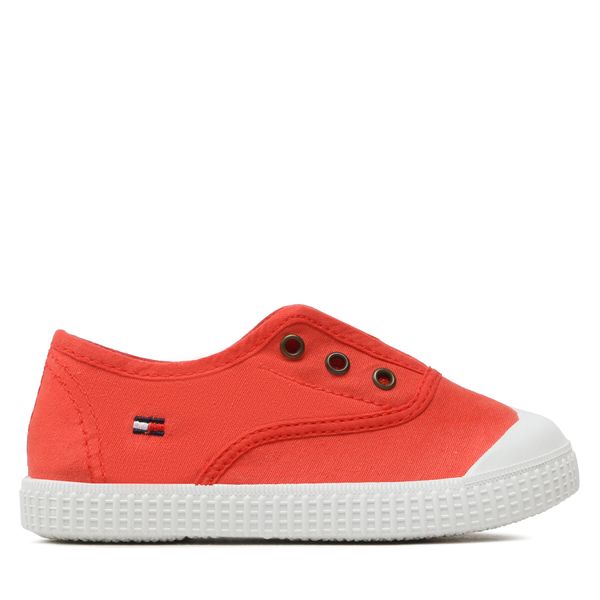 Tommy Hilfiger Кецове Tommy Hilfiger Low Cut Easy-On Sneaker T1X9-32824-0890 S Коралов