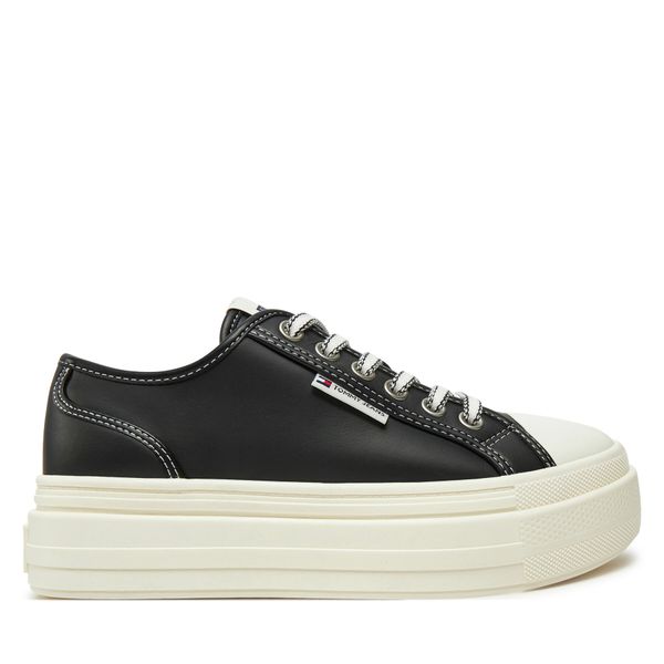 Tommy Jeans Кецове Tommy Jeans Foxing EN0EN02714 Черен