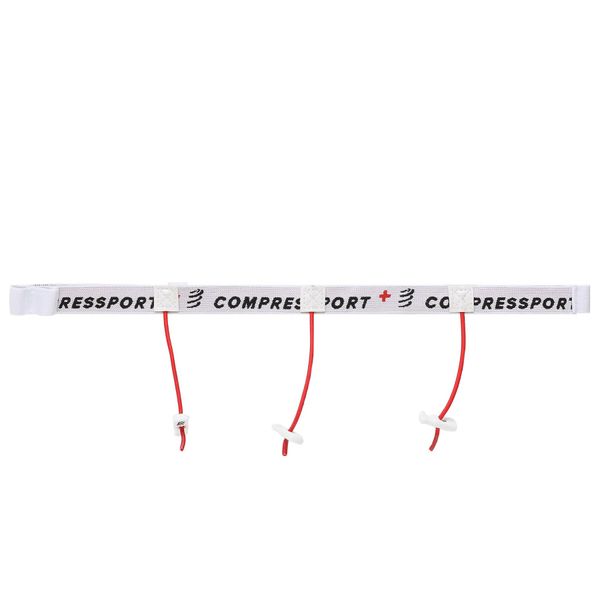 Compressport Колан-чантичка за спортуване Compressport Race Belt CU00013B Бял