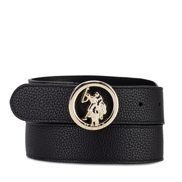U.S. Polo Assn. Колан U.S. Polo Assn. AIUXT2336WVP Черен