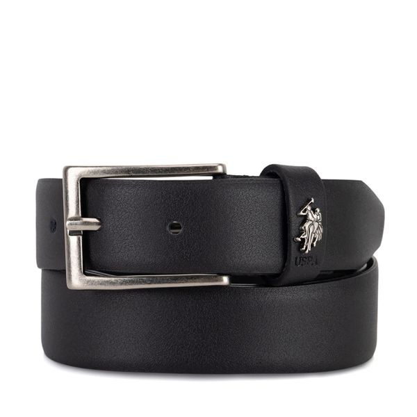 U.S. Polo Assn. Колан U.S. Polo Assn. AIUXT2375MHN Черен