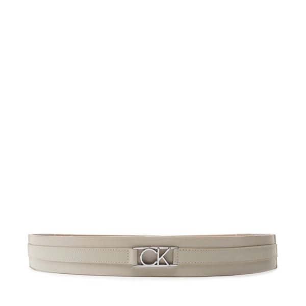 Calvin Klein Колан в талията Calvin Klein Re-Lock 4Cm Belt K60K610500 Бежов
