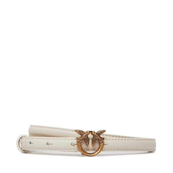 Pinko Колан в талията Pinko Love Berry H1 Belt PE 24 PLT01 102148 A0F1 White Z14Q