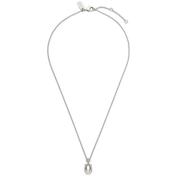 Coach Колие Coach C Cry Ncklce C9343 Q1E Silver/Clear