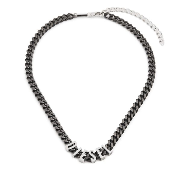 Diesel Колие Diesel Font Chain DX1487060 Черен