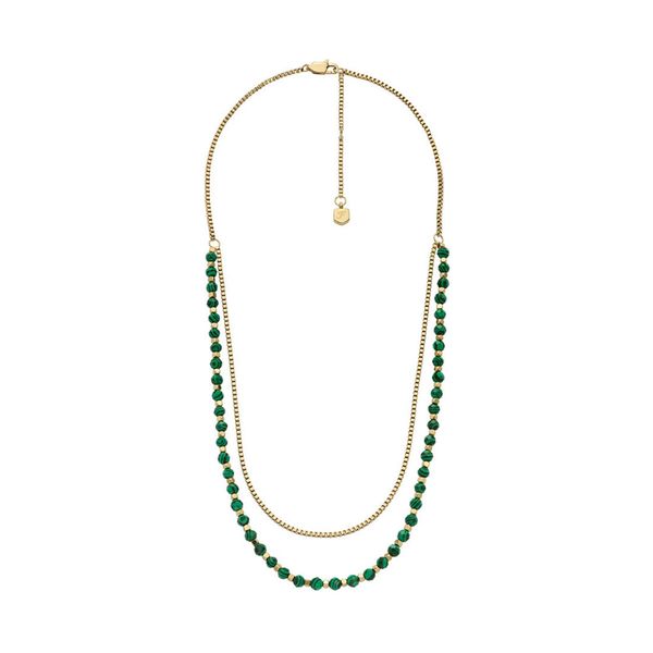 Fossil Колие Fossil All Stacked Up JA7246710 Златист