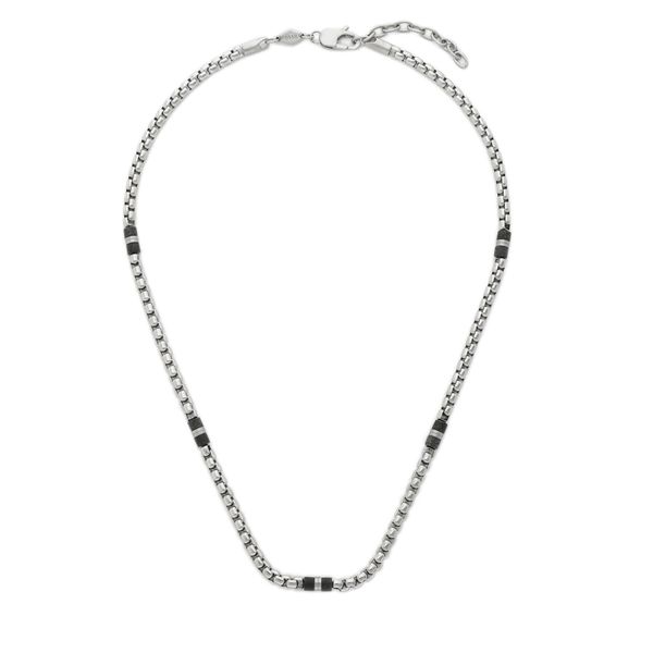 Fossil Колие Fossil JF03314040 Сребрист